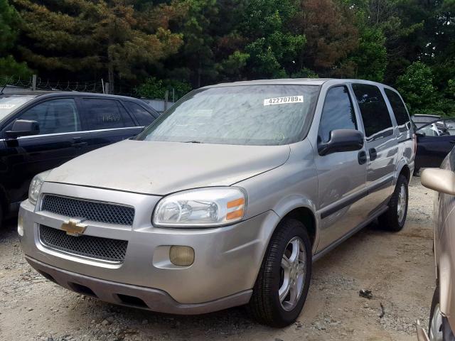 1GNDV23167D214052 - 2007 CHEVROLET UPLANDER L SILVER photo 2