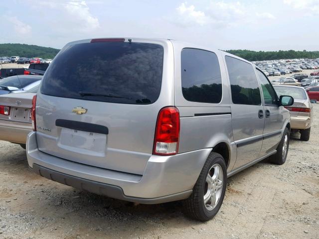 1GNDV23167D214052 - 2007 CHEVROLET UPLANDER L SILVER photo 4