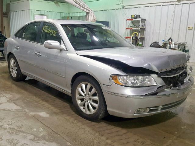 KMHFC46F67A242912 - 2007 HYUNDAI AZERA SE SILVER photo 1