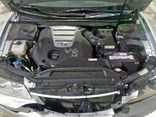 KMHFC46F67A242912 - 2007 HYUNDAI AZERA SE SILVER photo 7