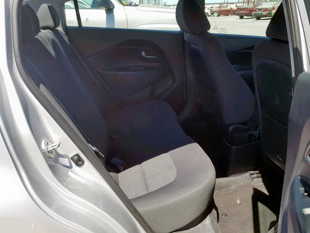 KNADM4A33E6387604 - 2014 KIA RIO LX SILVER photo 6