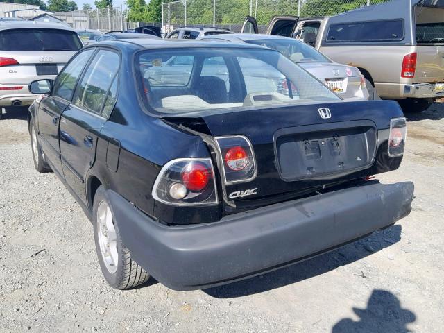 2HGEJ6628VH529439 - 1997 HONDA CIVIC DX BLACK photo 3