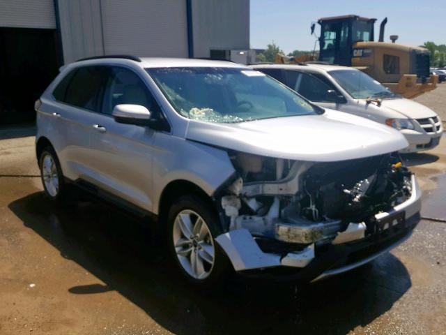 2FMPK4J84GBB67373 - 2016 FORD EDGE SEL SILVER photo 1