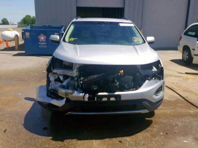 2FMPK4J84GBB67373 - 2016 FORD EDGE SEL SILVER photo 9