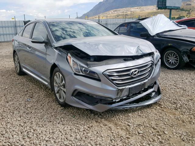 5NPE34AF5HH587639 - 2017 HYUNDAI SONATA SPO SILVER photo 1