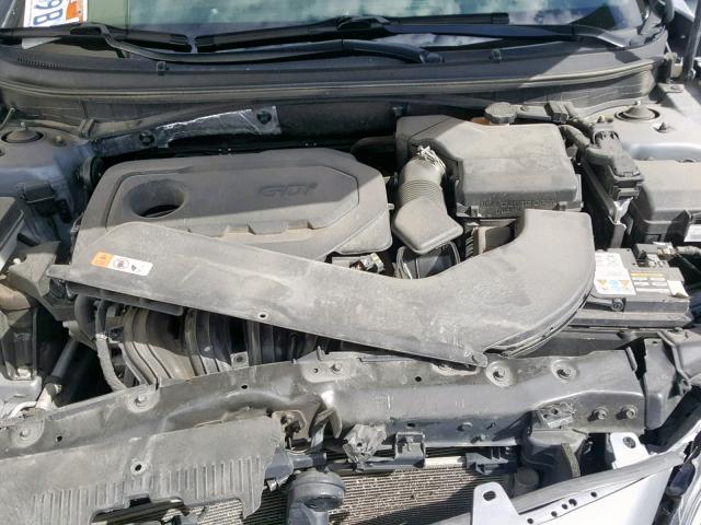 5NPE34AF5HH587639 - 2017 HYUNDAI SONATA SPO SILVER photo 7