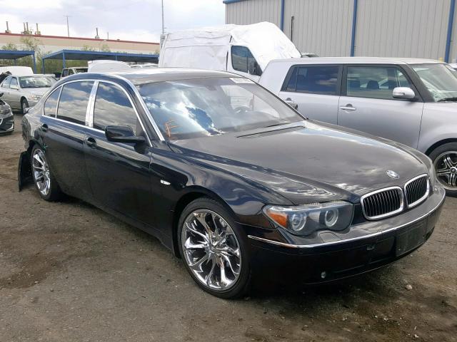 WBAGN63524DS52189 - 2004 BMW 745 LI BLACK photo 1