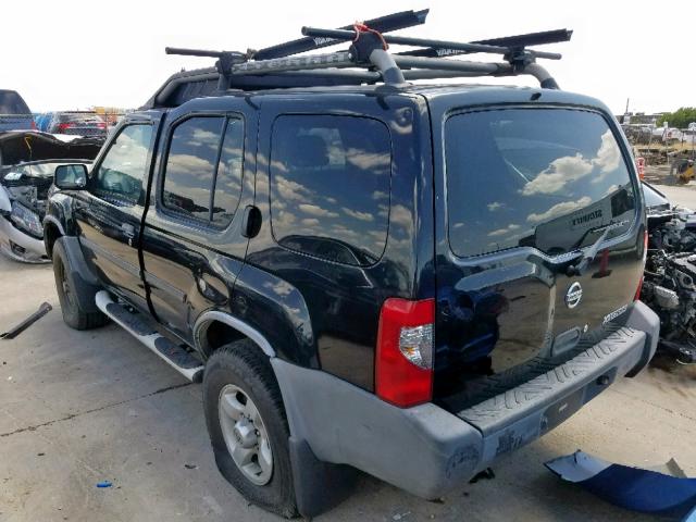 5N1ED28Y64C625602 - 2004 NISSAN XTERRA XE BLACK photo 3