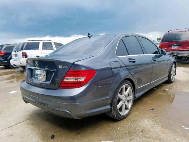 WDDGF4HB5DR252957 - 2013 MERCEDES-BENZ C 250 CHARCOAL photo 4