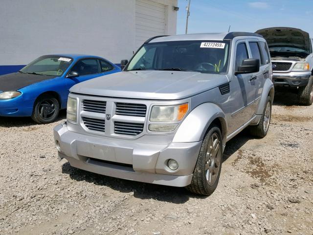 1D8GU58668W112272 - 2008 DODGE NITRO R/T SILVER photo 2