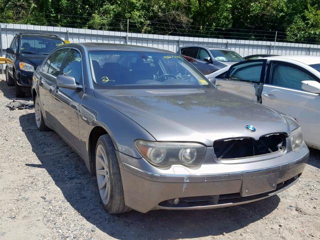 WBAGN63462DR03814 - 2002 BMW 745 LI GRAY photo 1