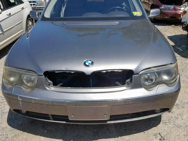 WBAGN63462DR03814 - 2002 BMW 745 LI GRAY photo 7