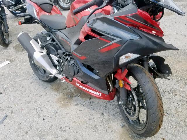 JKAEXKG19KDA34295 - 2019 KAWASAKI EX400 RED photo 1