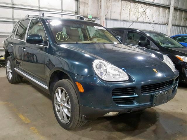 WP1AB29P64LA63553 - 2004 PORSCHE CAYENNE S GREEN photo 1