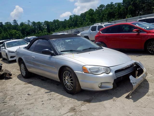 1C3EL55RX4N101562 - 2004 CHRYSLER SEBRING LX SILVER photo 1