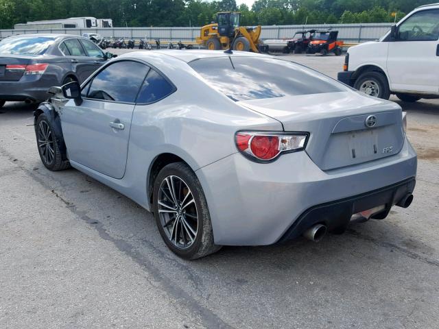 JF1ZNAA16D1728479 - 2013 TOYOTA SCION FR-S GRAY photo 3