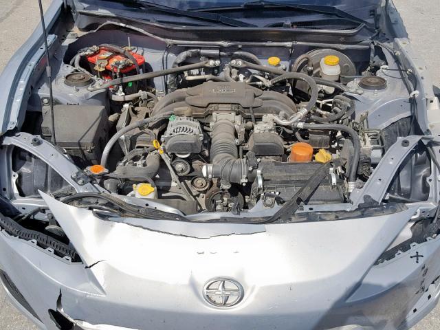JF1ZNAA16D1728479 - 2013 TOYOTA SCION FR-S GRAY photo 7