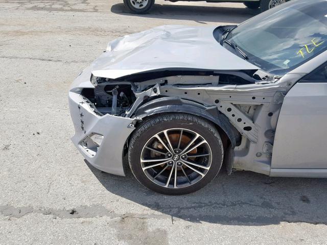 JF1ZNAA16D1728479 - 2013 TOYOTA SCION FR-S GRAY photo 9