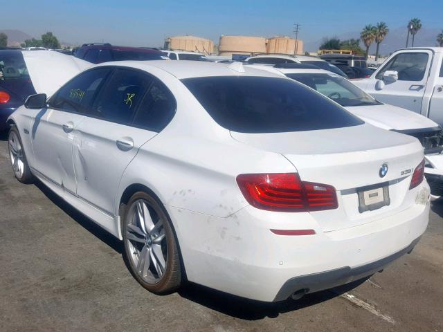 WBA5B1C56ED481267 - 2014 BMW 535 I WHITE photo 3