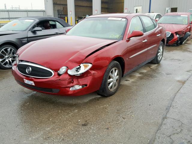 2G4WC582171233657 - 2007 BUICK LACROSSE C RED photo 2