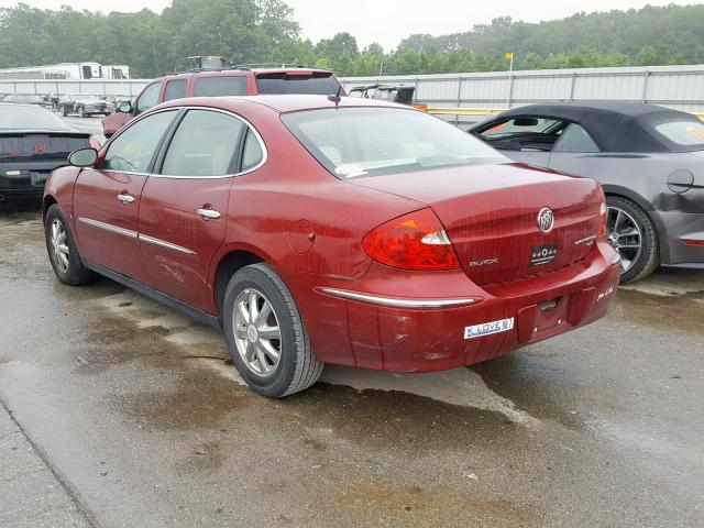 2G4WC582171233657 - 2007 BUICK LACROSSE C RED photo 3