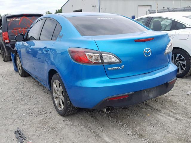 JM1BL1SF3A1177970 - 2010 MAZDA 3 I BLUE photo 3