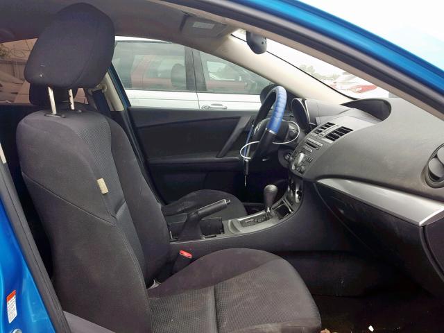 JM1BL1SF3A1177970 - 2010 MAZDA 3 I BLUE photo 5