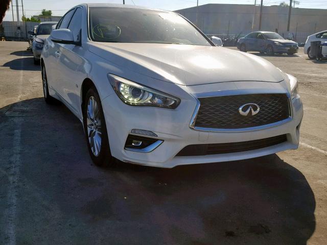 JN1EV7AP2KM514894 - 2019 INFINITI Q50 LUXE WHITE photo 1