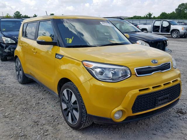 KNDJX3A57E7043891 - 2014 KIA SOUL ! YELLOW photo 1