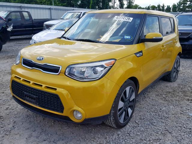 KNDJX3A57E7043891 - 2014 KIA SOUL ! YELLOW photo 2