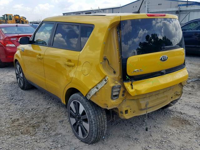 KNDJX3A57E7043891 - 2014 KIA SOUL ! YELLOW photo 3