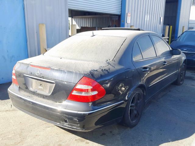 WDBUF65J03A108068 - 2003 MERCEDES-BENZ E 320 BLACK photo 4