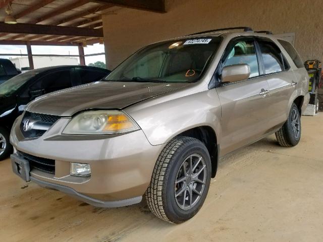 2HNYD18864H523283 - 2004 ACURA MDX TOURIN GOLD photo 2