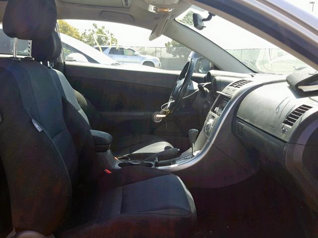 JTKDE3B77A0320294 - 2010 TOYOTA SCION TC ვერცხლისფერი ფოტო 5