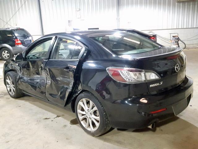 JM1BL1S61A1172248 - 2010 MAZDA 3 S BLACK photo 3