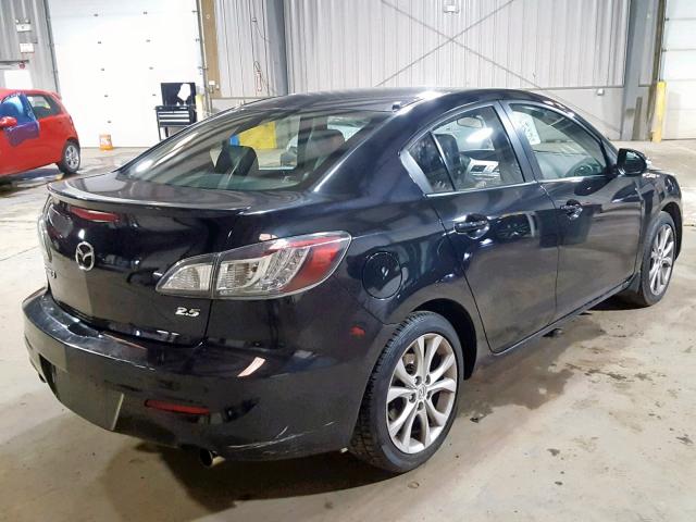 JM1BL1S61A1172248 - 2010 MAZDA 3 S BLACK photo 4