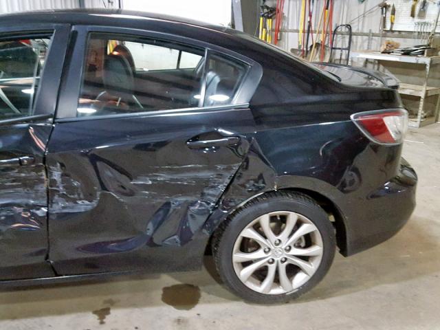 JM1BL1S61A1172248 - 2010 MAZDA 3 S BLACK photo 9