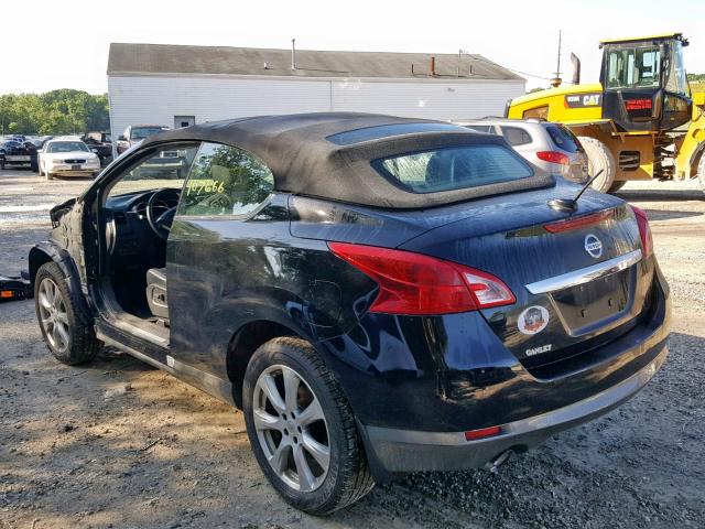 JN8AZ1FY3EW301240 - 2014 NISSAN MURANO CRO BLACK photo 3