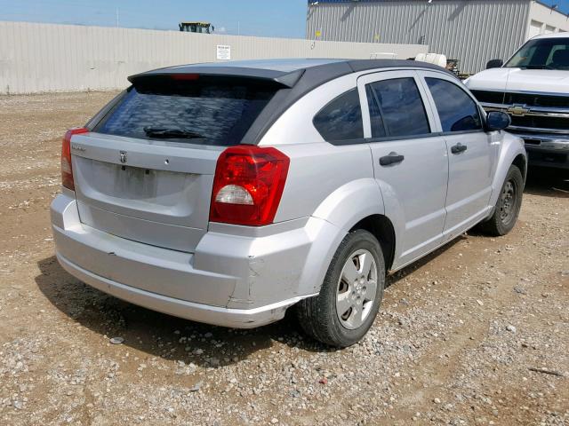 1B3HB28B28D739701 - 2008 DODGE CALIBER SILVER photo 4