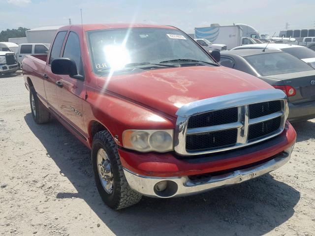 3D7KR28C85G824927 - 2005 DODGE RAM 2500 S RED photo 1