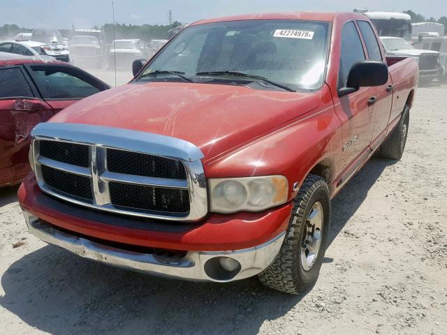 3D7KR28C85G824927 - 2005 DODGE RAM 2500 S RED photo 2