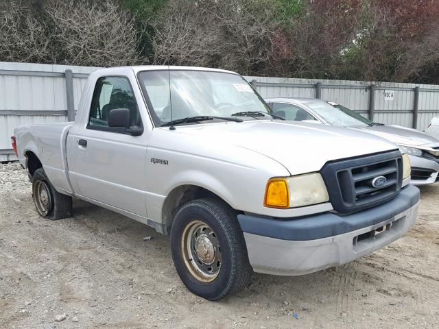 1FTYR10D25PA83074 - 2005 FORD RANGER SILVER photo 1