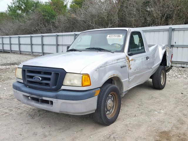 1FTYR10D25PA83074 - 2005 FORD RANGER SILVER photo 2