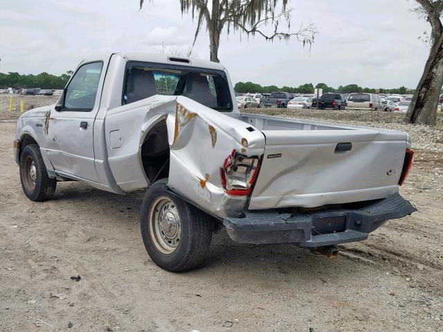 1FTYR10D25PA83074 - 2005 FORD RANGER SILVER photo 3