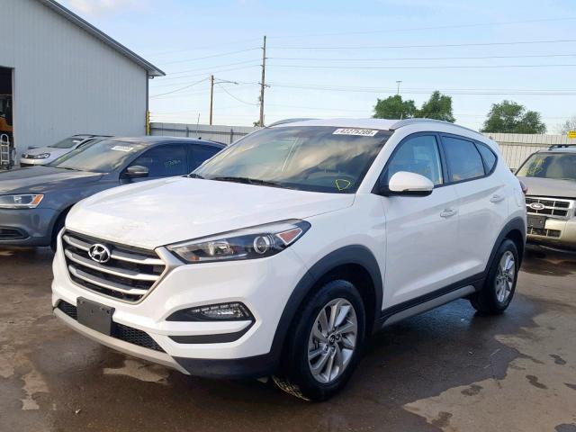 KM8J3CA29HU315649 - 2017 HYUNDAI TUCSON LIM WHITE photo 2