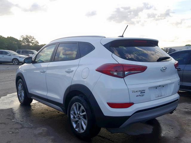 KM8J3CA29HU315649 - 2017 HYUNDAI TUCSON LIM WHITE photo 3