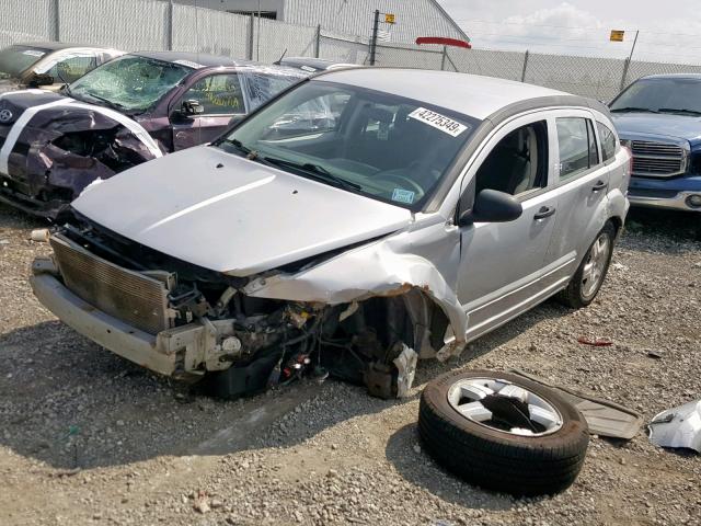 1B3HB48B67D373798 - 2007 DODGE CALIBER SX SILVER photo 2