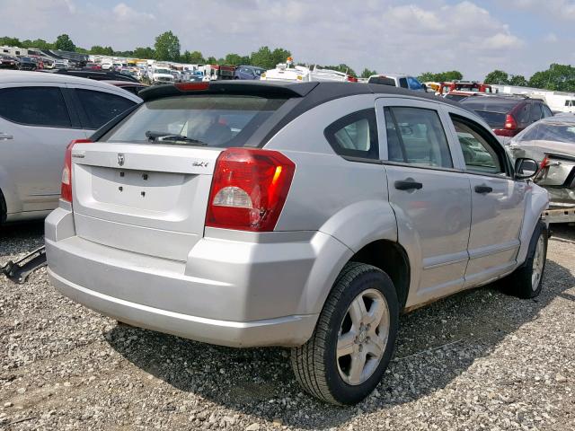 1B3HB48B67D373798 - 2007 DODGE CALIBER SX SILVER photo 4