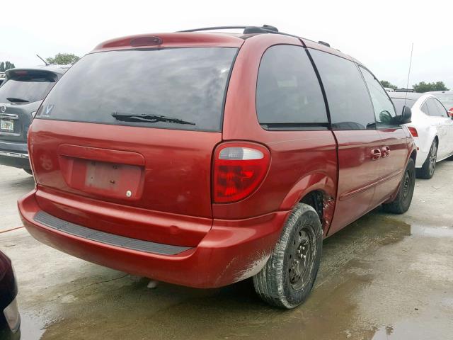 1B8GP45G01B100267 - 2001 DODGE CARAVAN SP RED photo 4