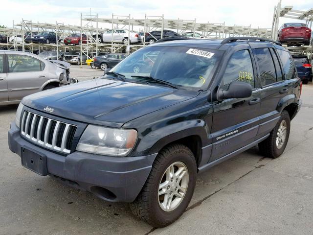 1J4GW48S24C244337 - 2004 JEEP GRAND CHER GRAY photo 2